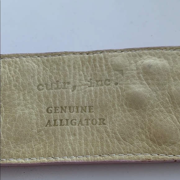 Genuine alligator leather bracelet. - Picture 3 of 4